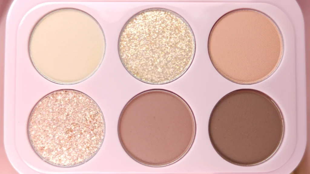 ブレスドムーン ソープパレット ウォームインソープ(イエベ向け)の6色パレット配色